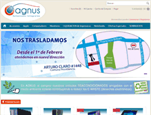 Tablet Screenshot of agnus.cl
